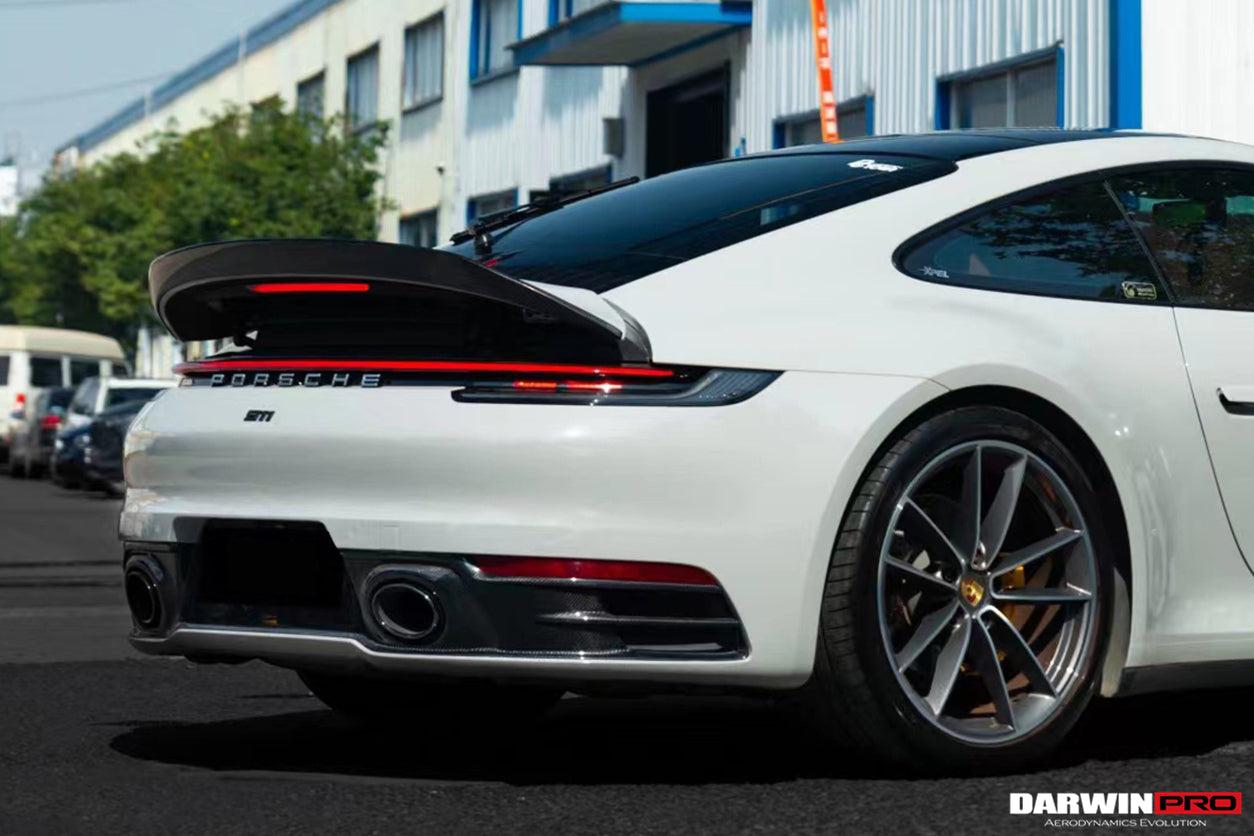DarwinPRO 2019-2023 Porsche 911 992 Carrera S 4 4S Targa Cabriolet BKSS Style Trunk Wing