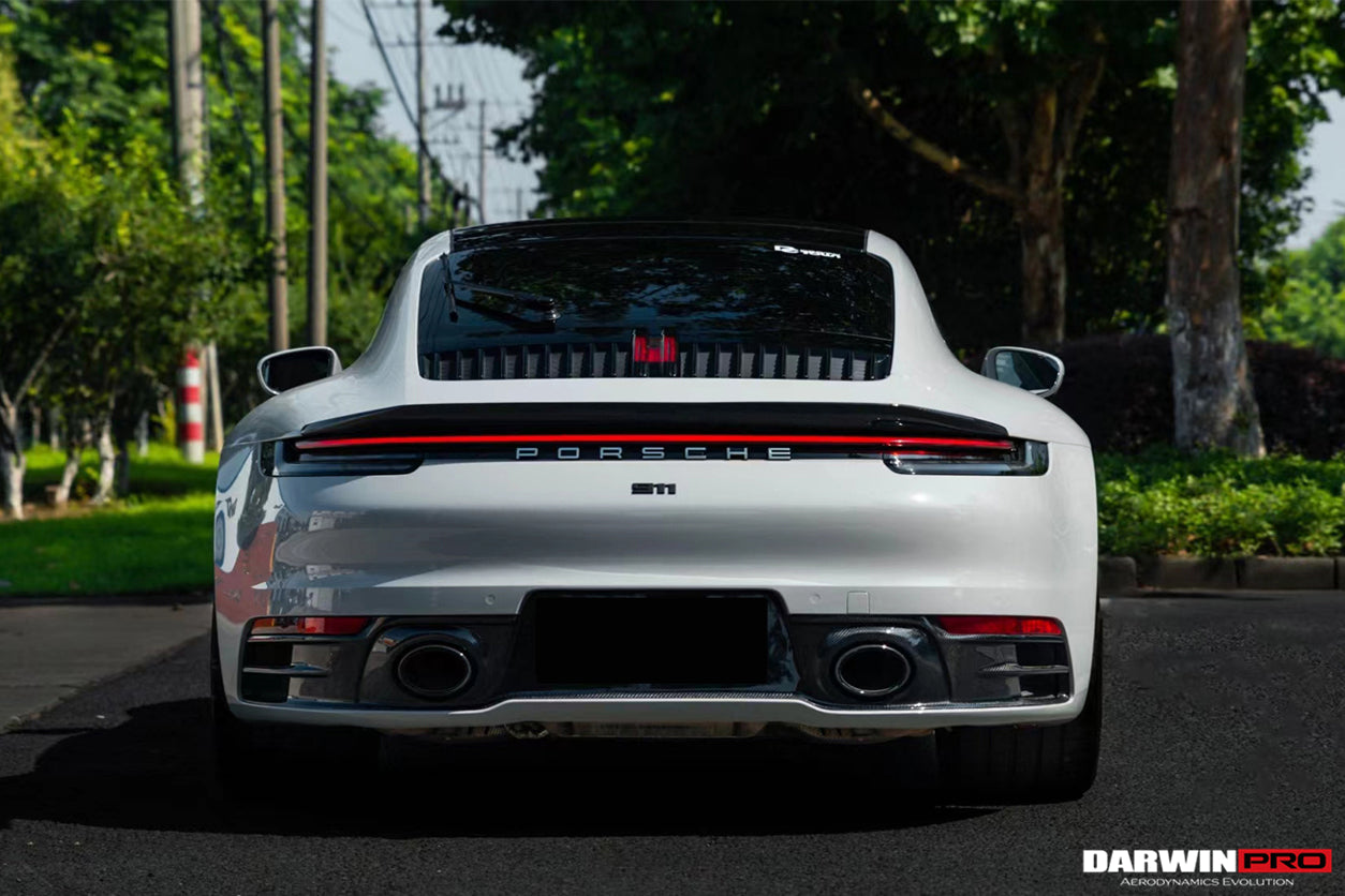 DarwinPRO 2019-2023 Porsche 911 992 Carrera S 4 4S Targa Cabriolet BKSS Style Trunk Wing