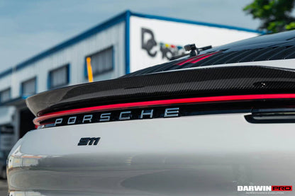 DarwinPRO 2019-2023 Porsche 911 992 Carrera S 4 4S Targa Cabriolet BKSS Style Trunk Wing