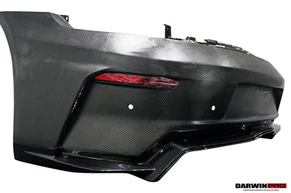 Parachoques trasero DarwinPRO 2024-UP Porsche 992.2 Facelift Carrera S, 4, 4S, Targa y Cabriolet Convertible estilo GT3