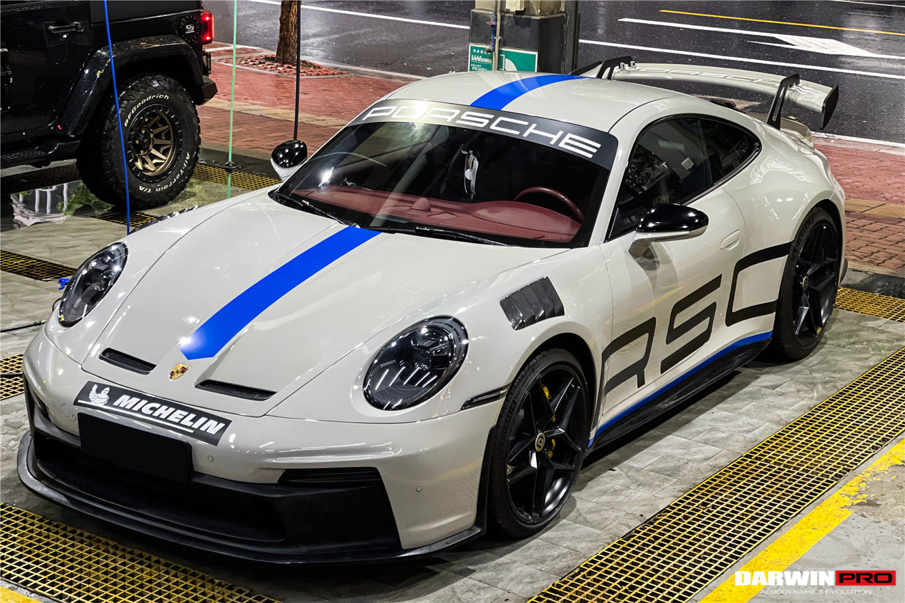 DarwinPRO 2019-2024 Porsche 911 992 Carrera & S & 4 & 4S & Targa & Cabriolet GT3 Style Front Bumper