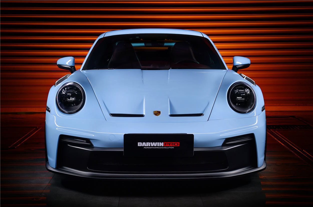 DarwinPRO 2019-2024 Porsche 911 992 Carrera & S & 4 & 4S & Targa & Turbo S GT3 Style Hood