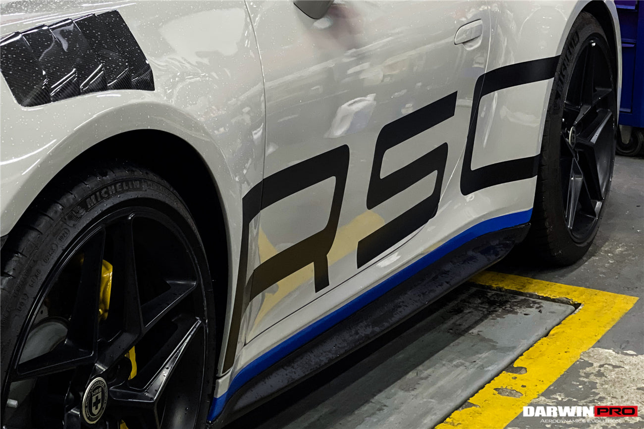 DarwinPRO 2019-UP Porsche 911 992 Carrera & S & 4 & 4S & Targa & Cabriolet GT3 Style Side Skirts