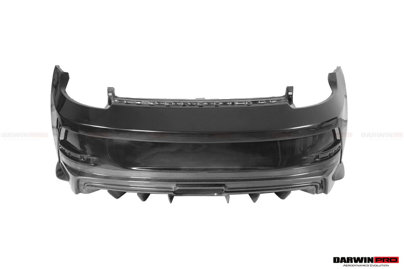 DarwinPRO 2019-2024 Porsche 911 992 Carrera & S & 4 & 4S & Targa & Cabriolet GT3 Style Rear Bumper