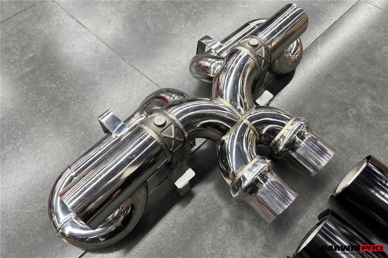 DarwinPRO 2019-2024 Porsche 911 992 Carrera S 4 4S Targa Cabriolet Exhaust (for GT3 Style Bumper)