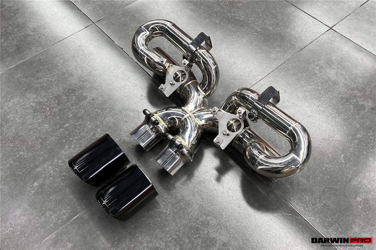 DarwinPRO 2019-2024 Porsche 911 992 Carrera S 4 4S Targa Cabriolet Exhaust (for GT3 Style Bumper)