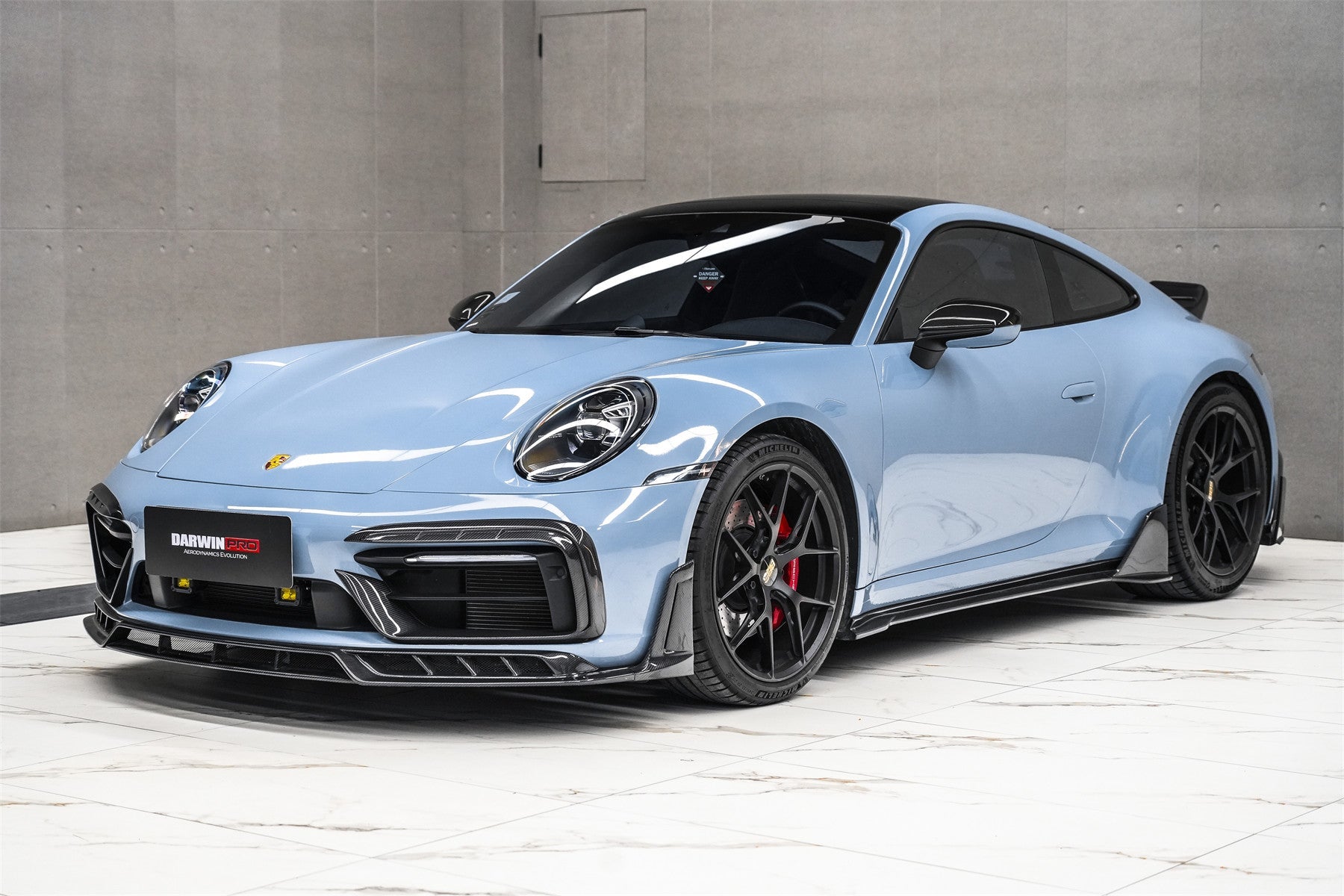 DarwinPRO 2019-2024 Porsche 911 992 Carrera S 4 4S Targa Cabriolet BKSSII Style Side Skirts