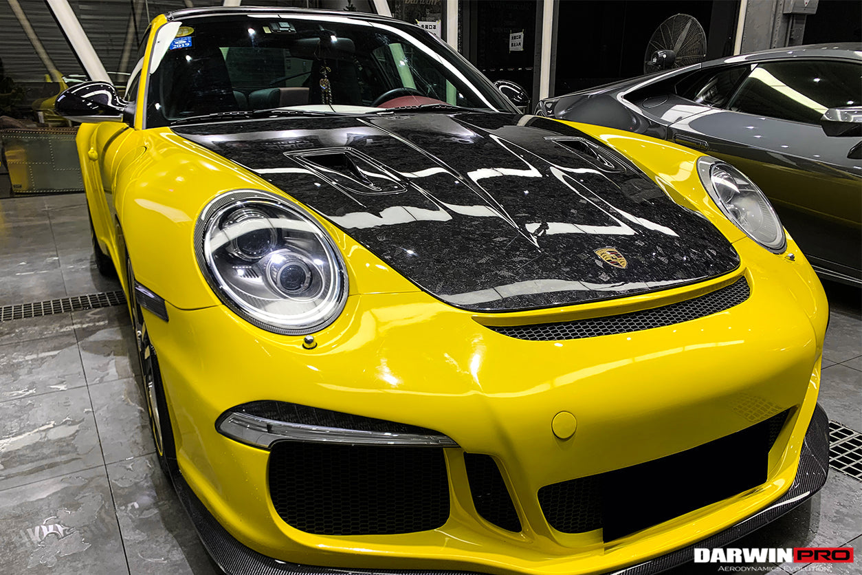 DarwinPRO 2005-2012 Porsche 911 997 Carrera &amp; S &amp; 4S &amp; Turbo &amp; 06-12 Cayman 987 GT2RS Style Hood