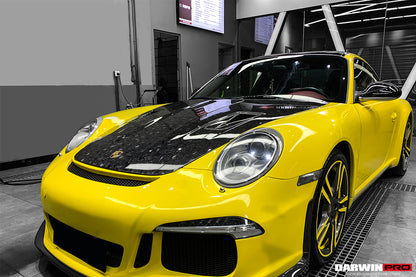 DarwinPRO 2005-2012 Porsche 911 997 Carrera &amp; S &amp; 4S &amp; Turbo &amp; 06-12 Cayman 987 GT2RS Style Hood