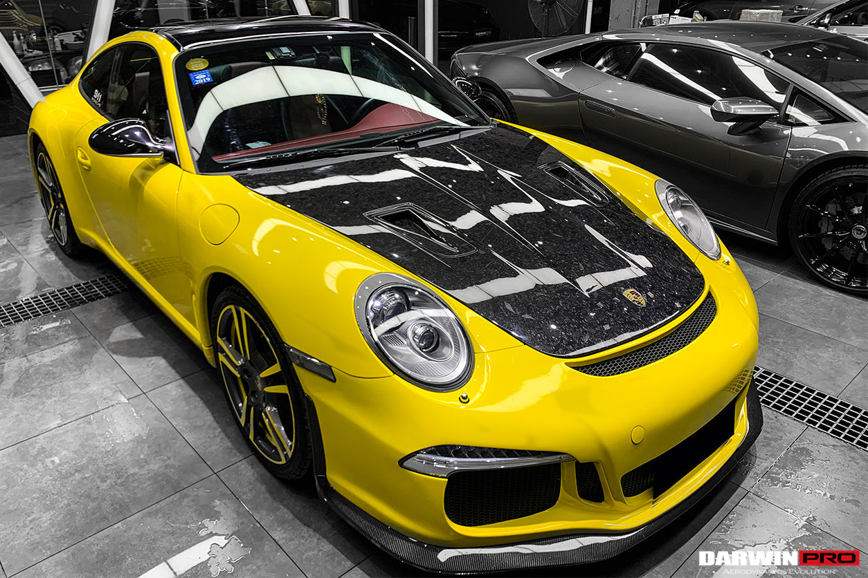 DarwinPRO 2005-2012 Porsche 911 997 Carrera &amp; S &amp; 4S &amp; Turbo &amp; 06-12 Cayman 987 GT2RS Style Hood