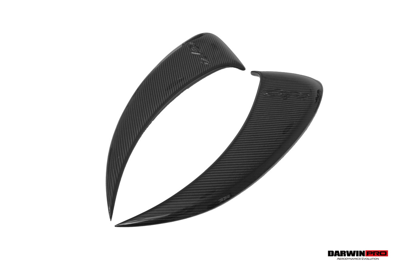 DarwinPRO 2012-2016 Porsche 981 Boxster Cayman GT4 Style Carbon Fiber Quarter Panel Side Scoops
