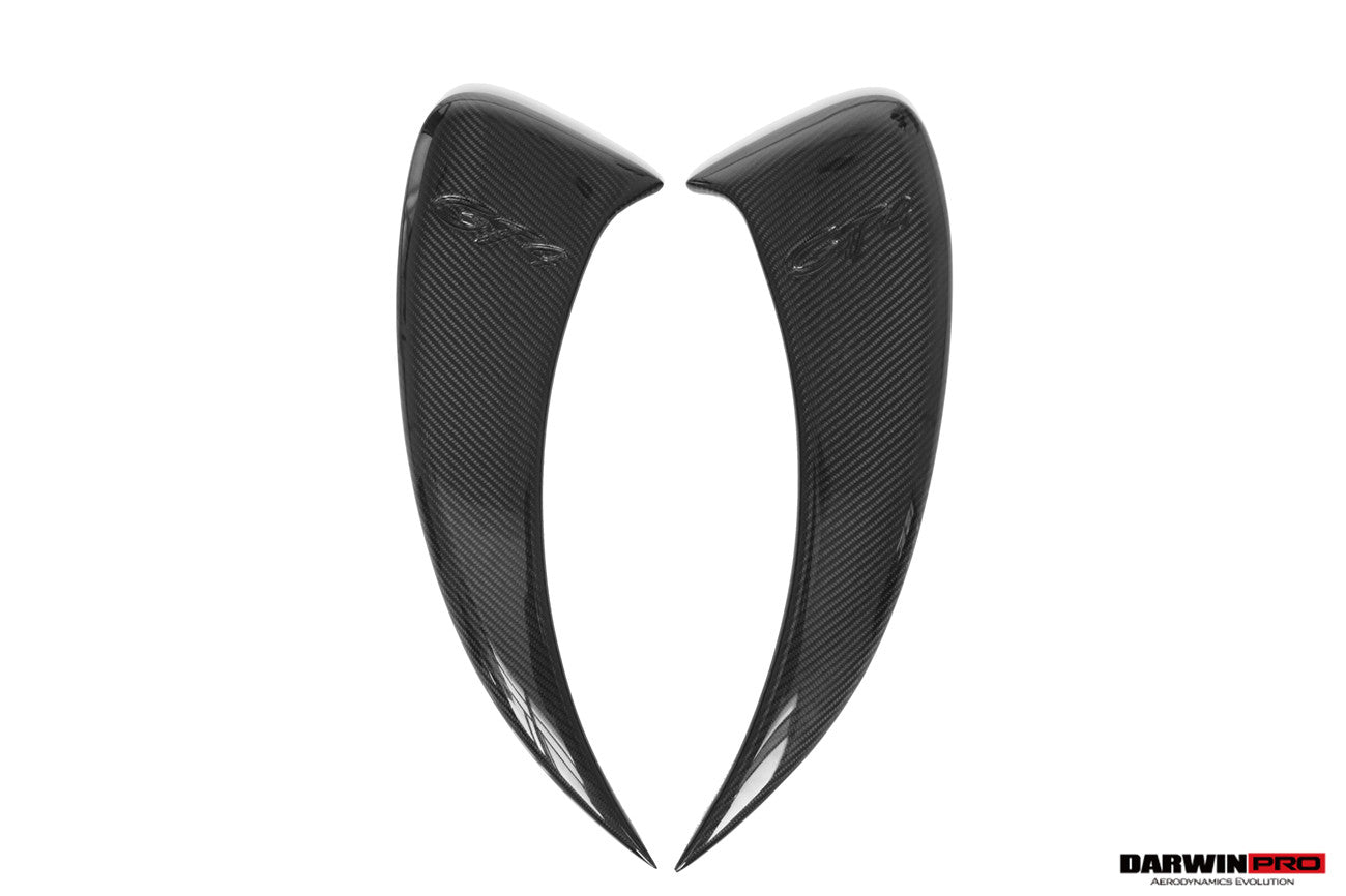 DarwinPRO 2012-2016 Porsche 981 Boxster Cayman GT4 Style Carbon Fiber Quarter Panel Side Scoops