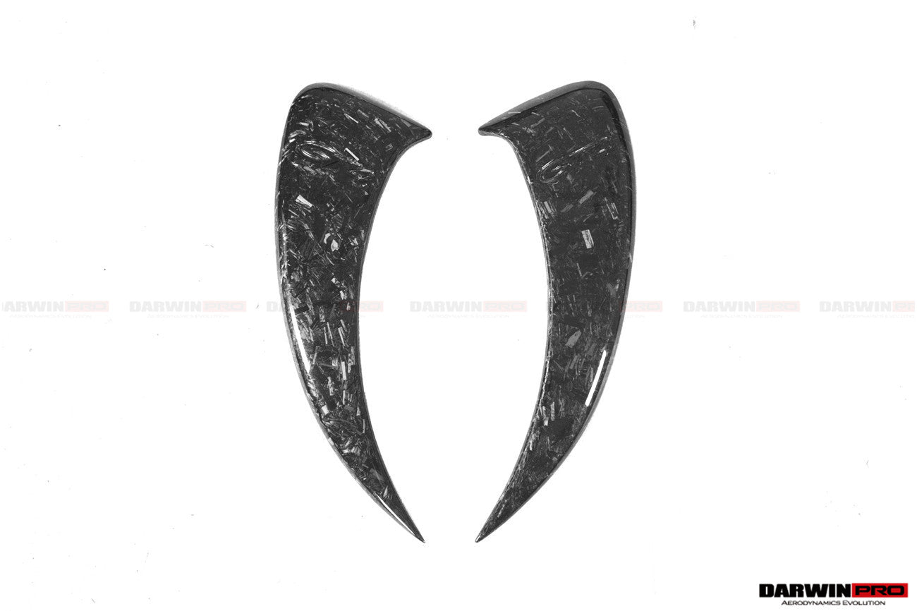 DarwinPRO 2012-2016 Porsche 981 Boxster Cayman GT4 Style Carbon Fiber Quarter Panel Side Scoops