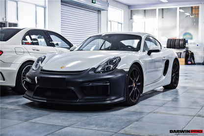 DarwinPRO 2012-2016 Porsche 981 Boxster | Cayman GT4 Style Front Bumper