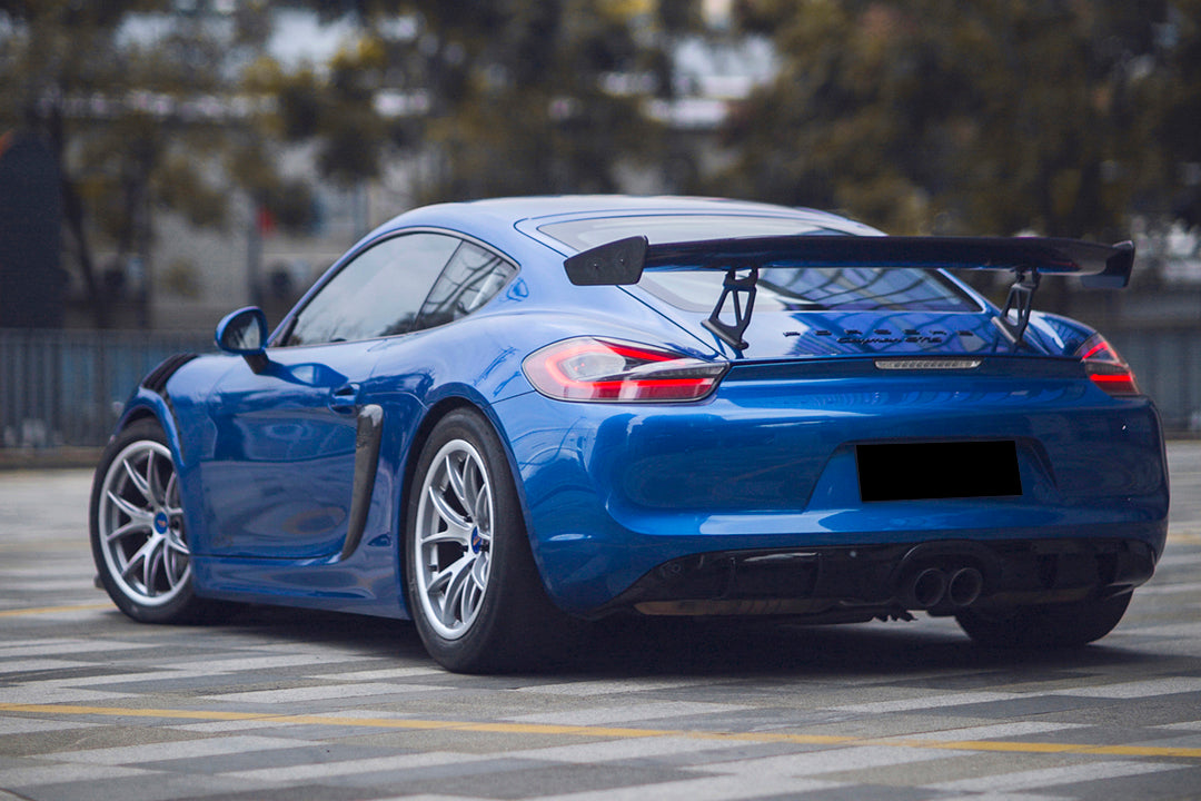 Alerón de maletero de fibra de carbono DarwinPRO 2012-2016 Porsche 981 Boxster Cayman GT4