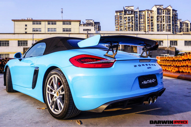Difusor trasero de fibra de carbono DarwinPRO 2012-2016 para Porsche 981 Boxster Cayman GT4