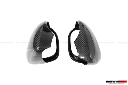 DarwinPRO 2017-2025 Porsche Panamera 971.1 971.2 976 OEM Style Autoclave Carbon Fiber Mirror Housing Replacement | Fits 4, 4S, GTS, GTS Sport Turismo, Turbo, Turbo S, E‑Hybrid