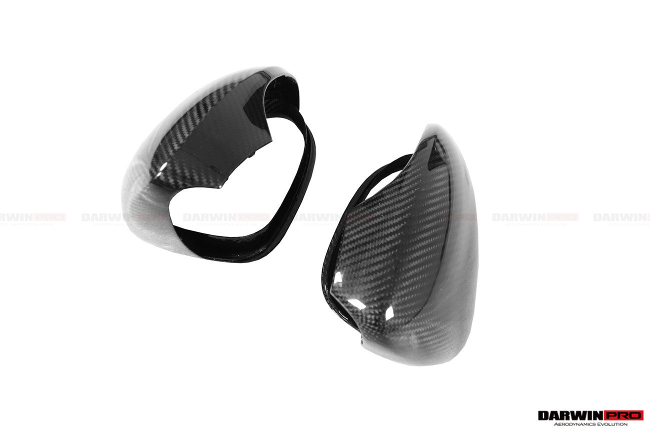 DarwinPRO 2017-2025 Porsche Panamera 971.1 971.2 976 OEM Style Autoclave Carbon Fiber Mirror Housing Replacement | Fits 4, 4S, GTS, GTS Sport Turismo, Turbo, Turbo S, E‑Hybrid