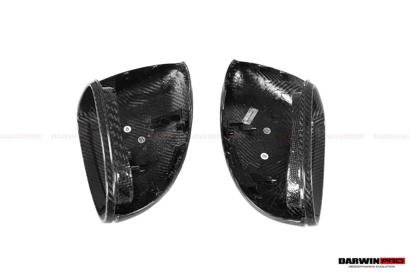 DarwinPRO 2017-2025 Porsche Panamera 971.1 971.2 976 OEM Style Autoclave Carbon Fiber Mirror Housing Replacement | Fits 4, 4S, GTS, GTS Sport Turismo, Turbo, Turbo S, E‑Hybrid