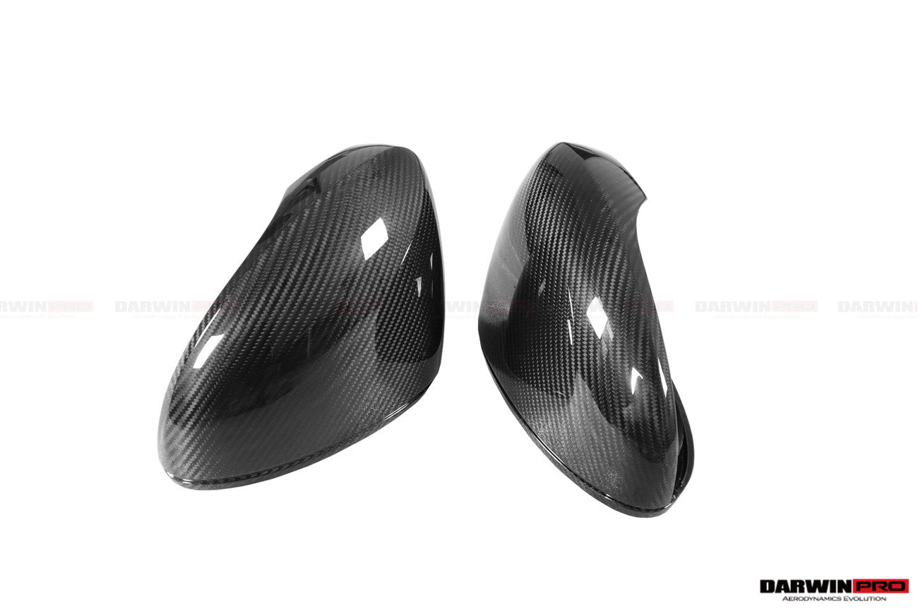 DarwinPRO 2017-2025 Porsche Panamera 971.1 971.2 976 OEM Style Autoclave Carbon Fiber Mirror Housing Replacement | Fits 4, 4S, GTS, GTS Sport Turismo, Turbo, Turbo S, E‑Hybrid