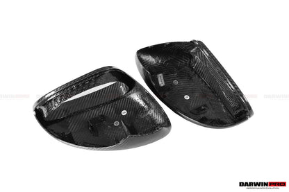 DarwinPRO 2017-2025 Porsche Panamera 971.1 971.2 976 OEM Style Autoclave Carbon Fiber Mirror Housing Replacement | Fits 4, 4S, GTS, GTS Sport Turismo, Turbo, Turbo S, E‑Hybrid