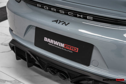 DarwinPRO 2016-2025 Porsche 718 Cayman And Boxster Stuttmate Carbon Fiber Rear Diffuser