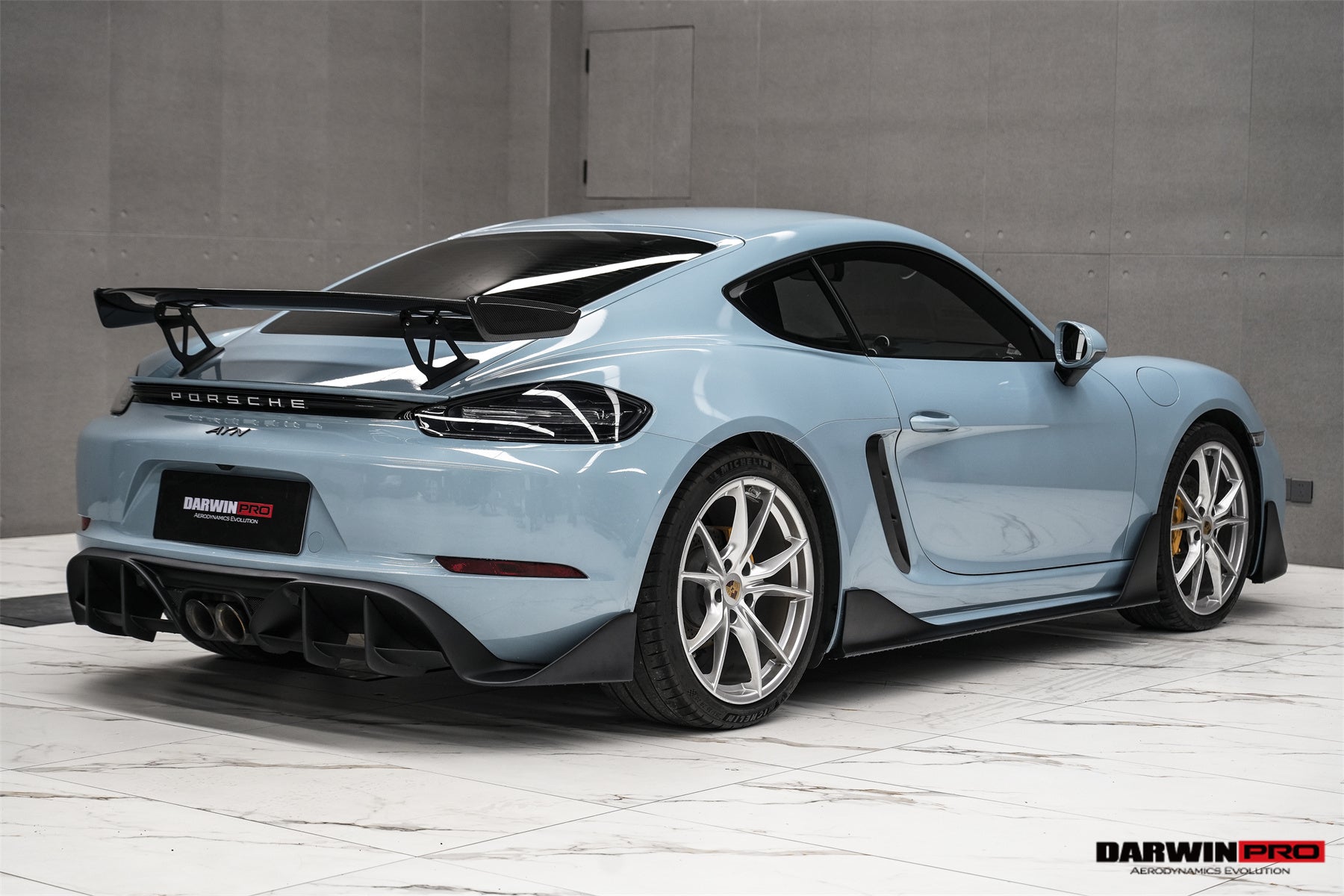 DarwinPRO 2016-2025 Porsche 718 Cayman And Boxster Stuttmate Carbon Fiber Rear Diffuser