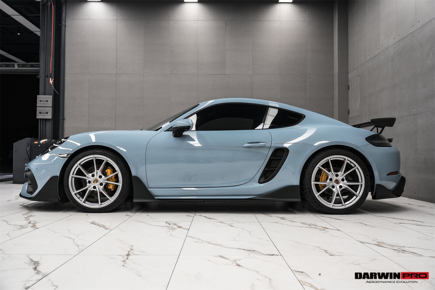 DarwinPRO Stuttmate Carbon Fiber Side Skirts | 2016-2025 Porsche 718 Cayman, Boxster