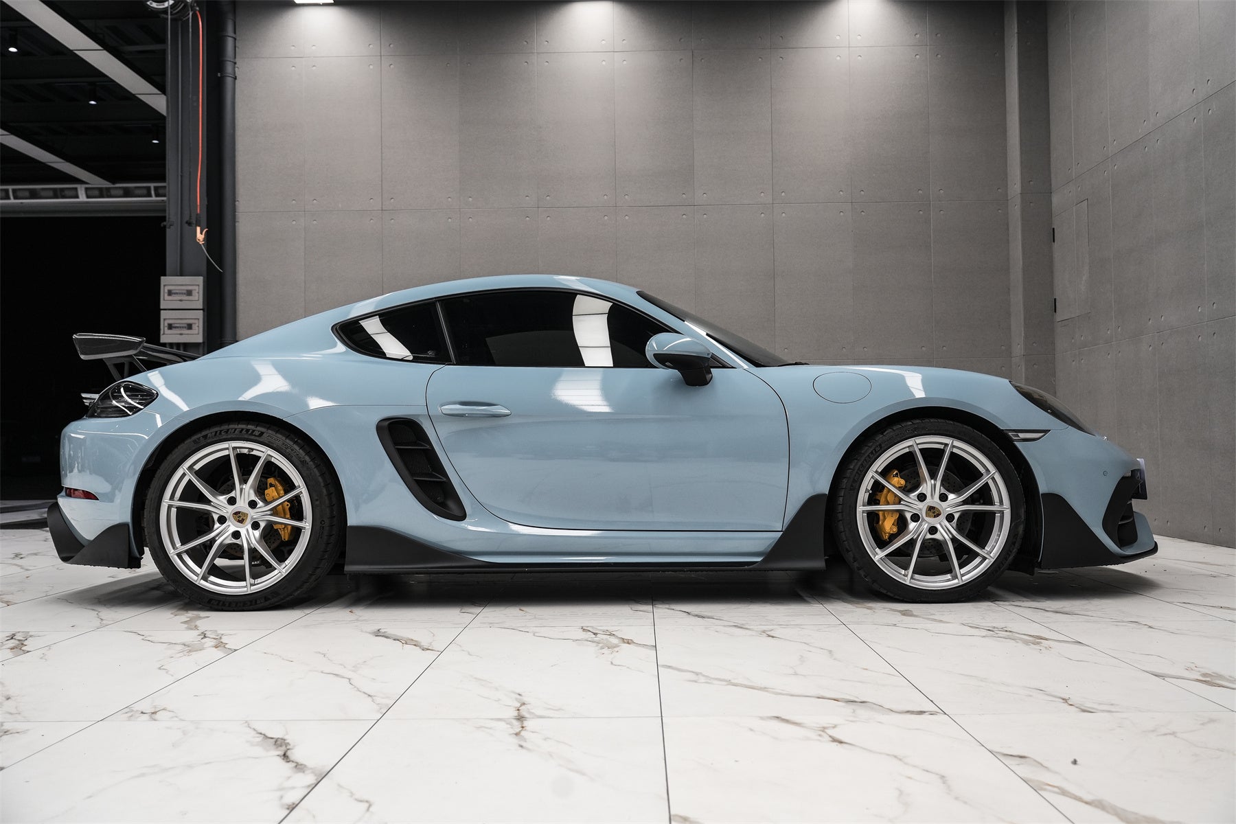 DarwinPRO Stuttmate Carbon Fiber Side Skirts | 2016-2025 Porsche 718 Cayman, Boxster