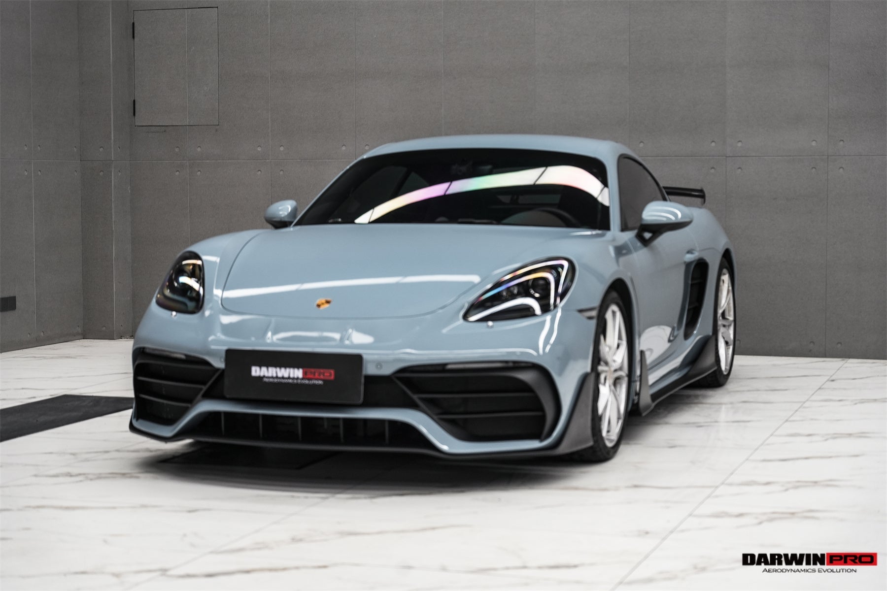 Parachoques delantero de fibra de carbono DarwinPRO 2016-2020 para Porsche 718 Cayman y Boxster Stuttmate