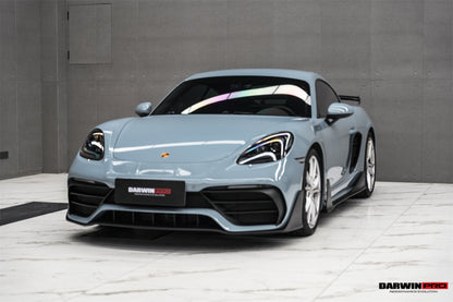 Parachoques delantero de fibra de carbono DarwinPRO 2016-2020 para Porsche 718 Cayman y Boxster Stuttmate