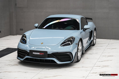 Parachoques delantero de fibra de carbono DarwinPRO 2016-2020 para Porsche 718 Cayman y Boxster Stuttmate