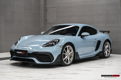 Parachoques delantero de fibra de carbono DarwinPRO 2016-2020 para Porsche 718 Cayman y Boxster Stuttmate