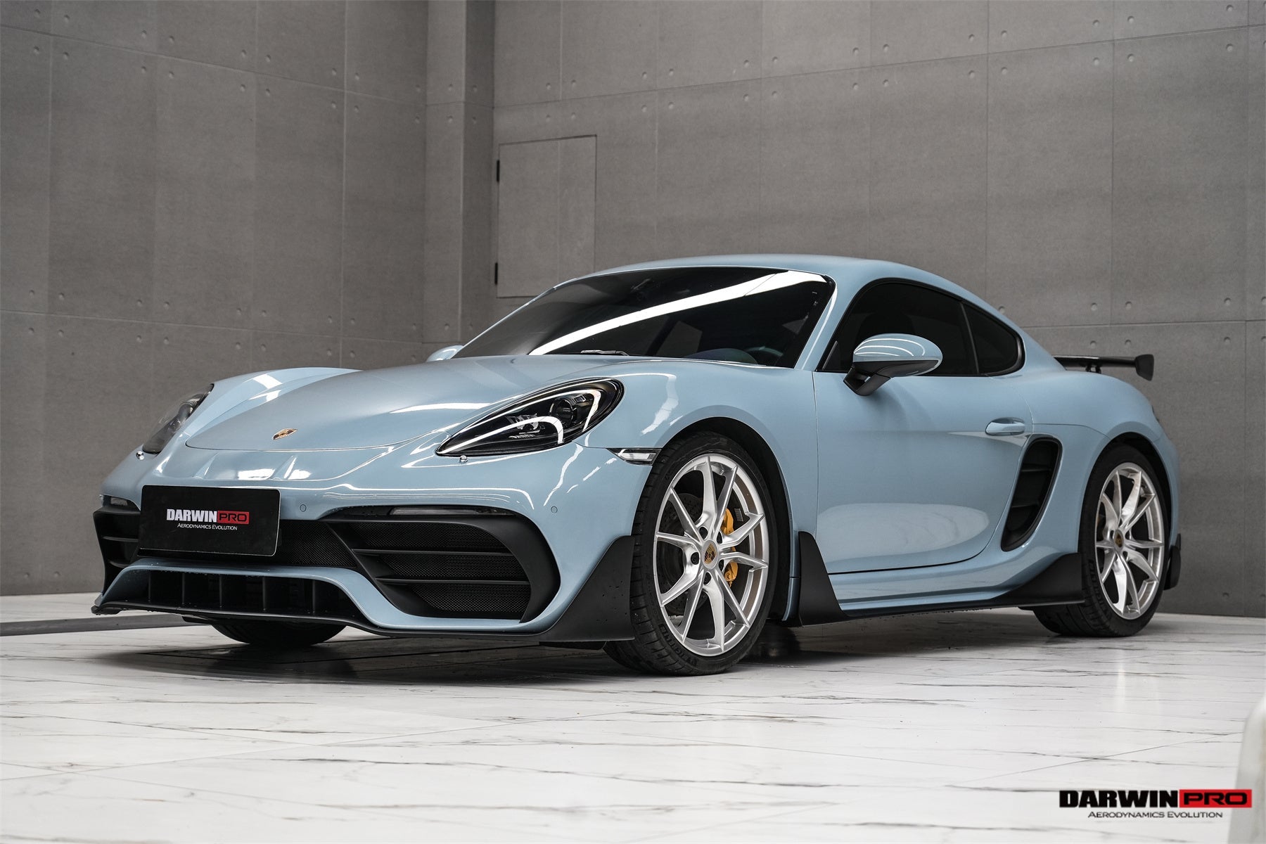 Parachoques delantero de fibra de carbono DarwinPRO 2016-2020 para Porsche 718 Cayman y Boxster Stuttmate