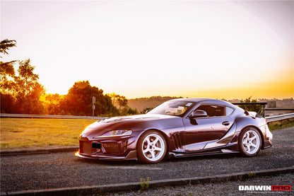 DarwinPRO 2019-UP Toyota GR Supra (J29 & DB) A90 A91 BKSSII Style Part Carbon Fiber Side Skirts & Fender