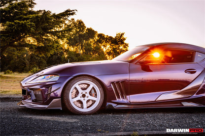 DarwinPRO 2019-UP Toyota GR Supra (J29 & DB) A90 A91 BKSSII Style Part Carbon Fiber Side Skirts & Fender