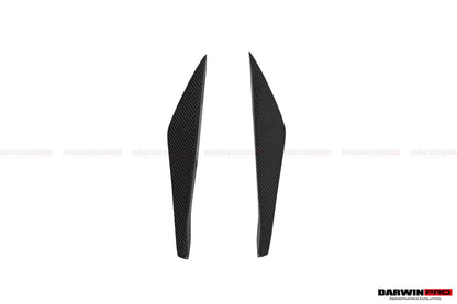 DarwinPRO 2019-UP Toyota GR Supra (J29 & DB) A90 A91 BKSS Style Carbon Fiber Front Canards