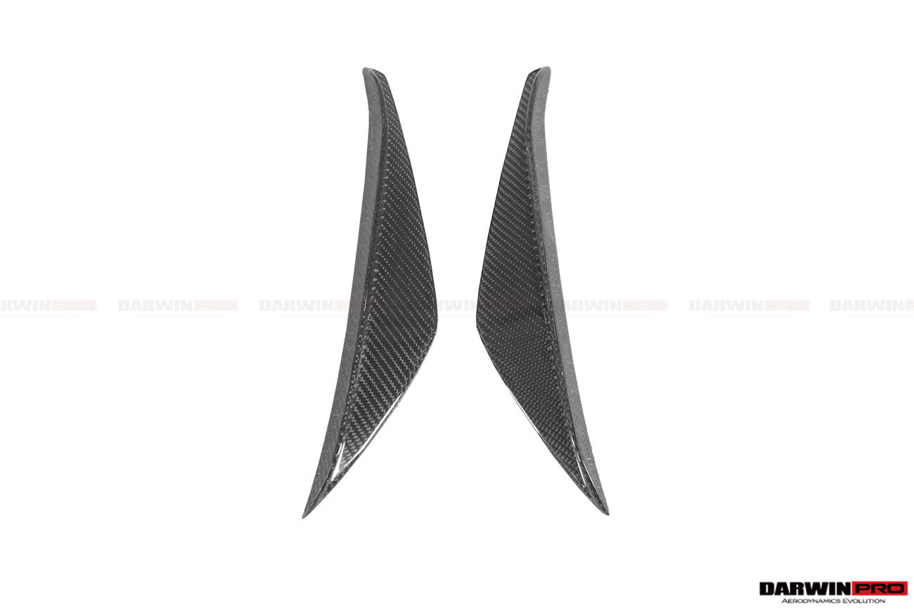 DarwinPRO 2019-UP Toyota GR Supra (J29 & DB) A90 A91 BKSS Style Carbon Fiber Front Canards