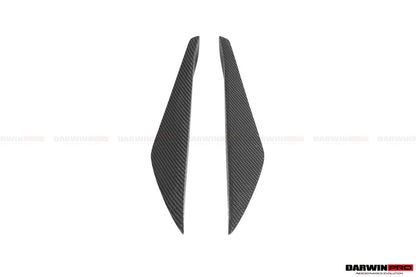 DarwinPRO 2019-UP Toyota GR Supra (J29 & DB) A90 A91 BKSS Style Carbon Fiber Front Canards