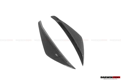 DarwinPRO 2019-UP Toyota GR Supra (J29 & DB) A90 A91 BKSS Style Carbon Fiber Front Canards