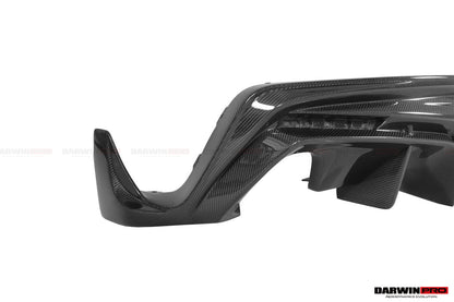 DarwinPRO 2019-UP Toyota GR Supra (J29 & DB) A90 A91 BKSS Style Carbon Fiber Rear Diffuser Lip