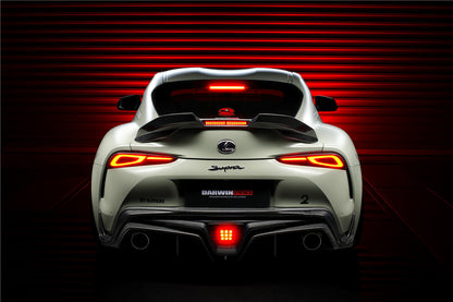 Reemplazo de moldura de puerta de fibra de carbono estilo OEM DarwinPRO para Toyota GR Supra (J29 y DB) A90 A91 2019-UP
