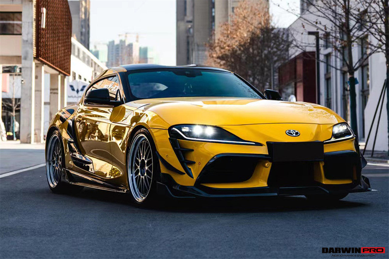 DarwinPRO 2019-UP Toyota GR Supra (J29 & DB) A90 A91 BKSS Style Carbon Fiber Front Bumper Vents