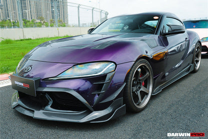 Borde delantero de fibra de carbono DarwinPRO 2019-UP Toyota GR Supra (J29 y DB) A90 A91 estilo BKSS
