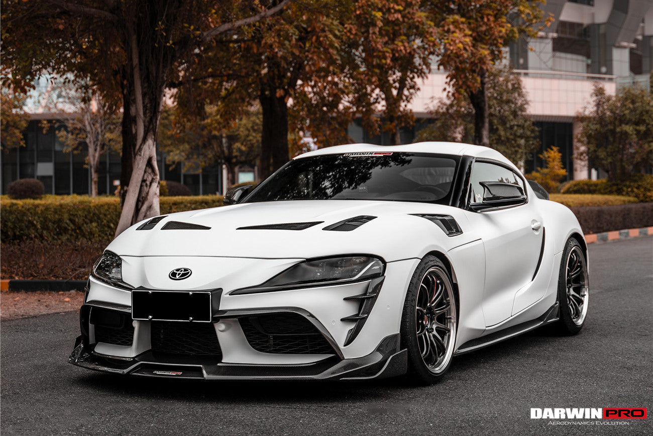 Borde delantero de fibra de carbono DarwinPRO 2019-UP Toyota GR Supra (J29 y DB) A90 A91 estilo BKSS