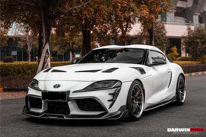 Borde delantero de fibra de carbono DarwinPRO 2019-UP Toyota GR Supra (J29 y DB) A90 A91 estilo BKSS