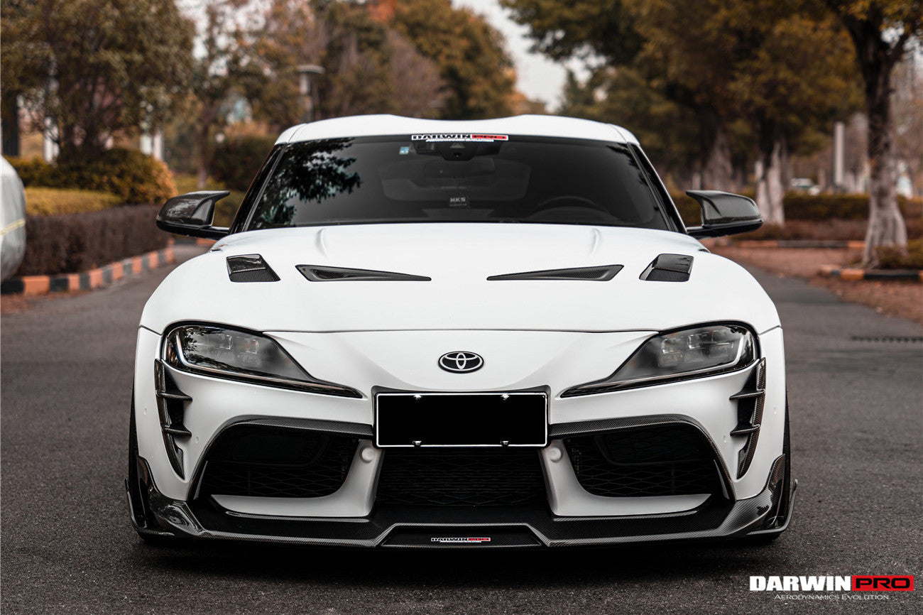 Borde delantero de fibra de carbono DarwinPRO 2019-UP Toyota GR Supra (J29 y DB) A90 A91 estilo BKSS