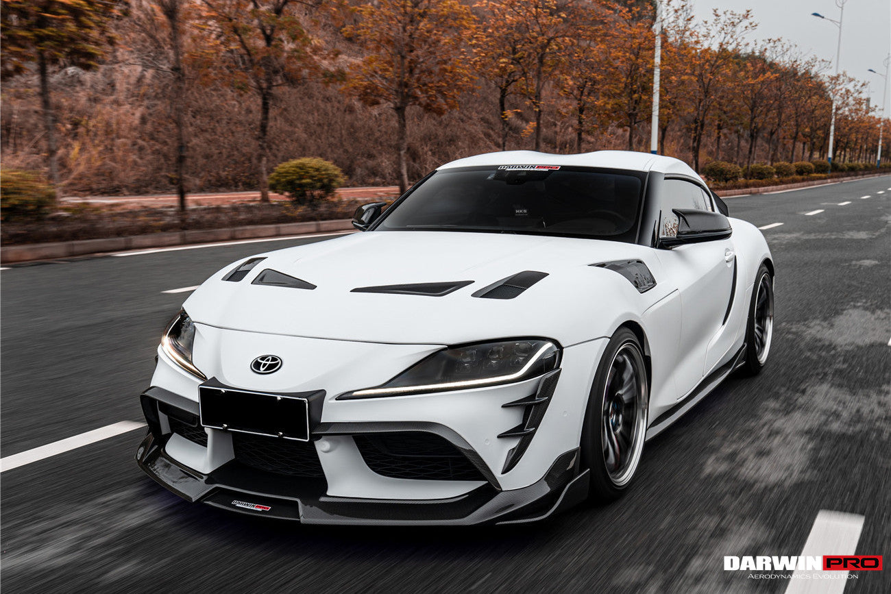 Borde delantero de fibra de carbono DarwinPRO 2019-UP Toyota GR Supra (J29 y DB) A90 A91 estilo BKSS