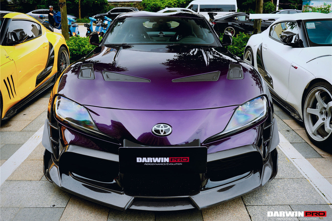 DarwinPRO 2019-UP Toyota GR Supra (J29 DB) A90 A91 BKSS Style Carbon Fiber Hood