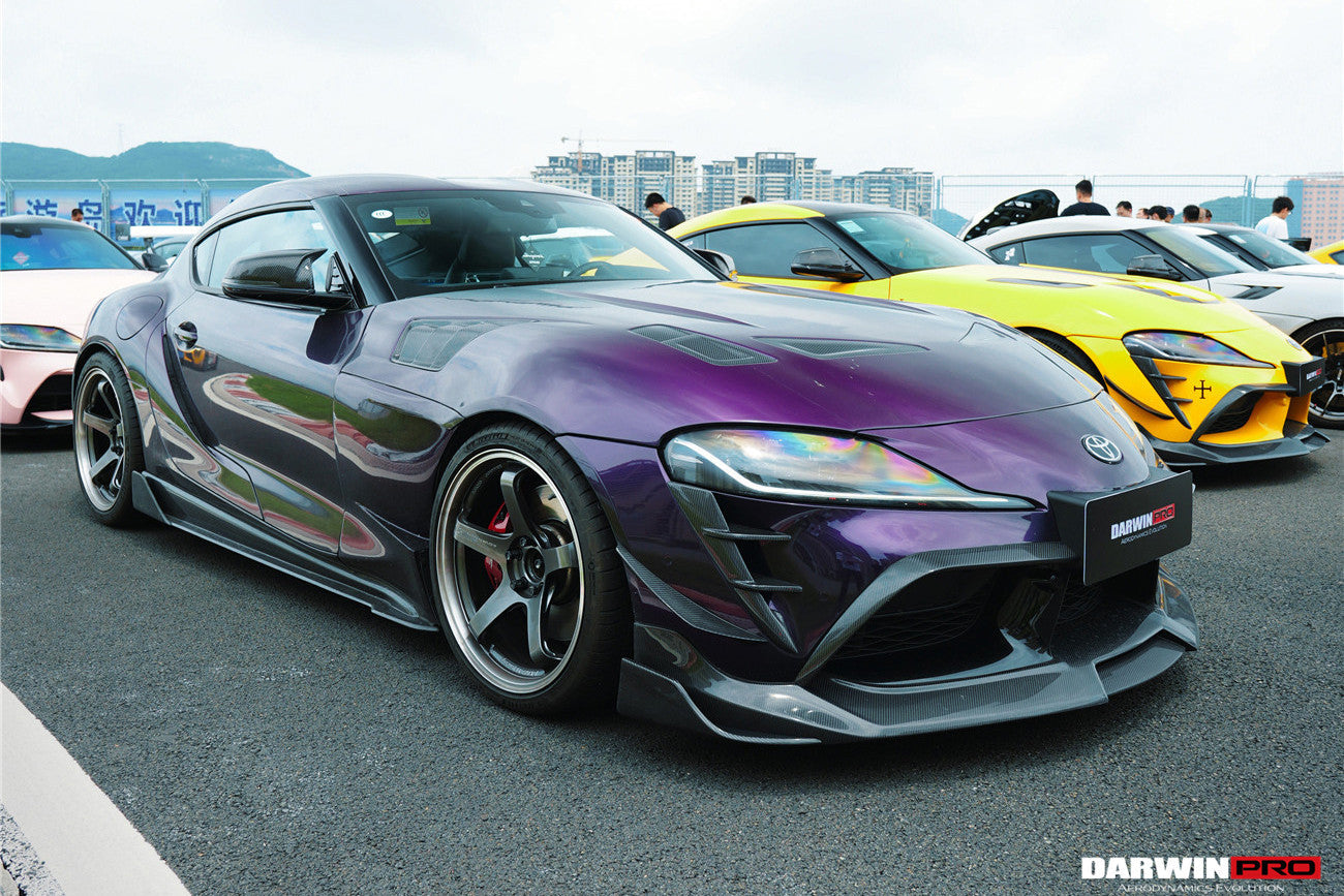DarwinPRO 2019-UP Toyota GR Supra (J29 DB) A90 A91 BKSS Style Carbon Fiber Hood